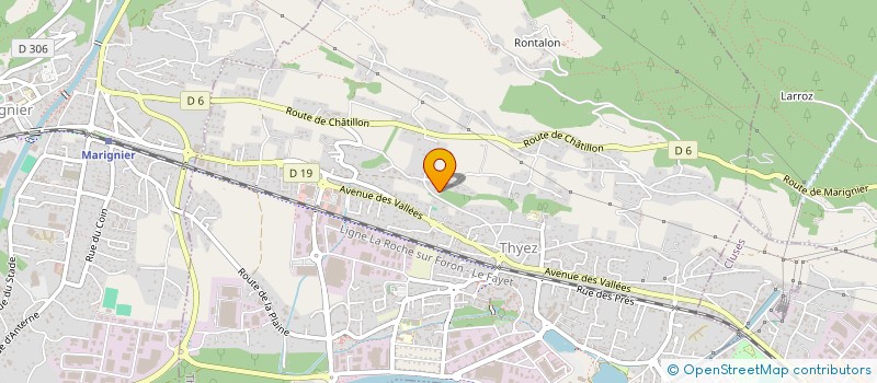 localisation de l'entreprise SCI DALPHIN  THYEZ