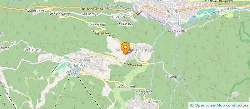 localisation de l'entreprise SCI DALT à COURCHEVEL