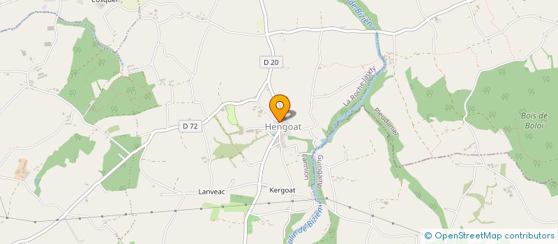 localisation de l'entreprise SCI DALTON  LA ROCHE-JAUDY