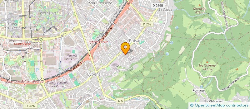localisation de l'entreprise SCI DALTONS  EYBENS