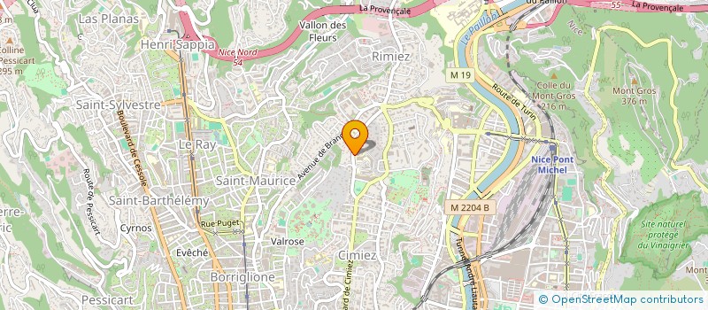 localisation de l'entreprise SCI DALUNO à NICE