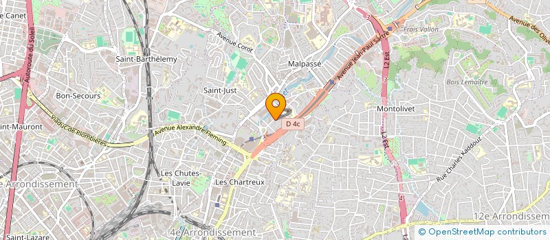 localisation de l'entreprise SCI DALVAZ à MARSEILLE