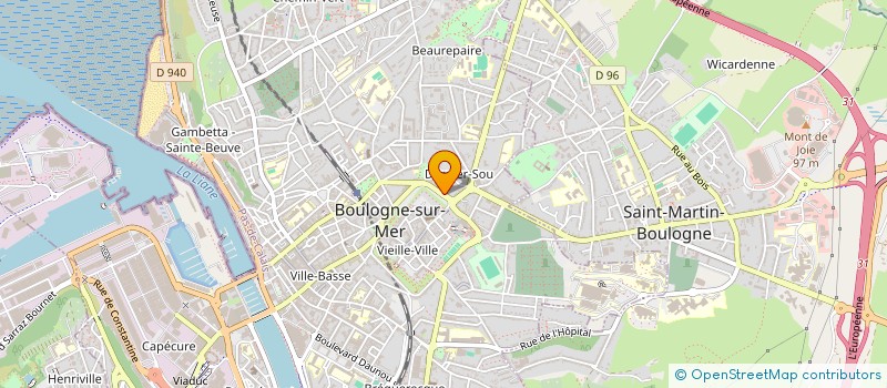 localisation de l'entreprise SCI DAM à BOULOGNE-SUR-MER