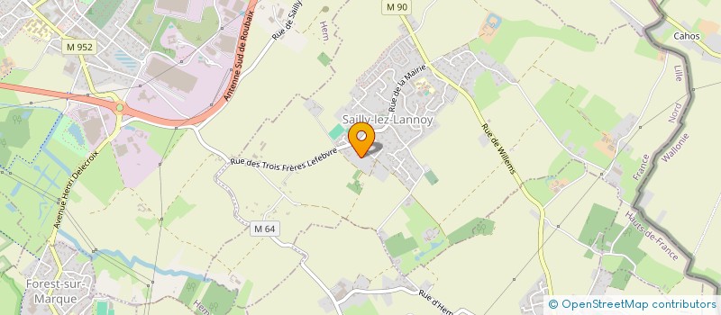 localisation de l'entreprise SCI DAM  SAILLY-LEZ-LANNOY