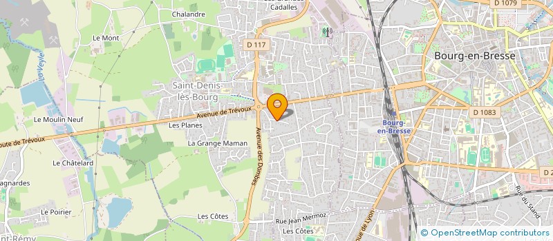 localisation de l'entreprise SCI DAMA à SAINT-DENIS-LES-BOURG