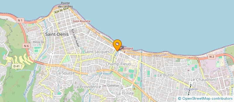 localisation de l'entreprise SCI DAMA à SAINT-DENIS