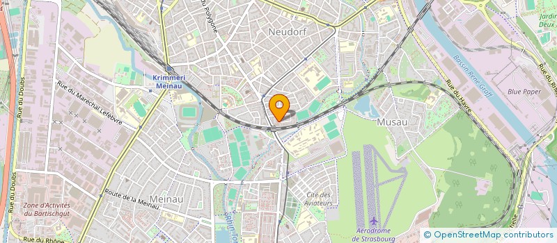 localisation de l'entreprise SCI DAMA  STRASBOURG