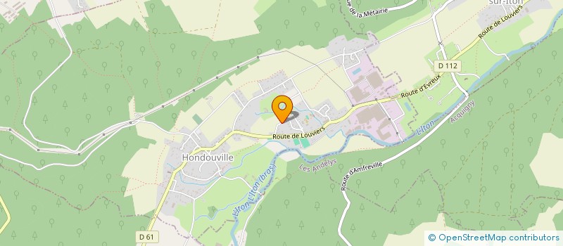 localisation de l'entreprise SCI DAMA  HONDOUVILLE