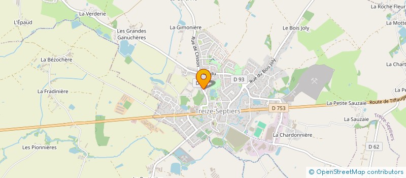 localisation de l'entreprise SCI DAMA à TREIZE-SEPTIERS