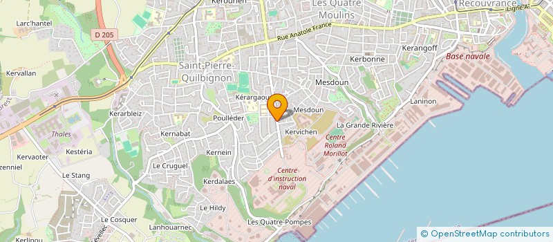 localisation de l'entreprise SCI DAMA PRO  BREST