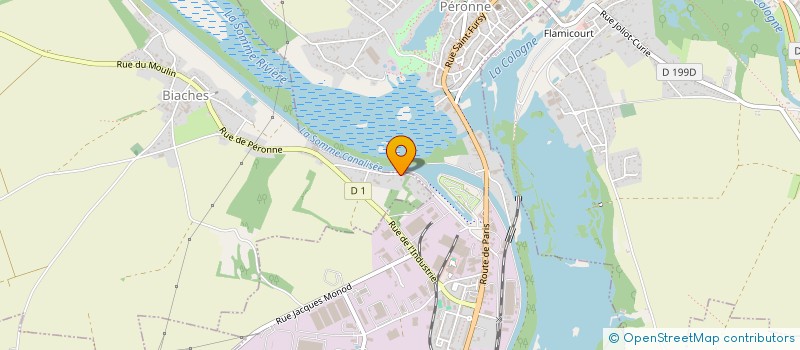 localisation de l'entreprise SCI DAMAC 2  BIACHES