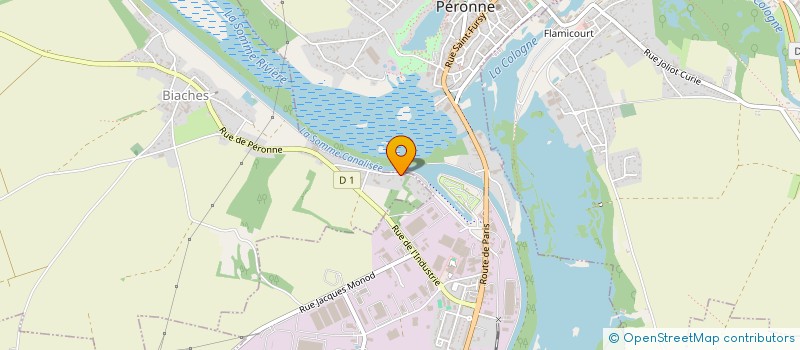 localisation de l'entreprise SCI DAMAC 3  BIACHES