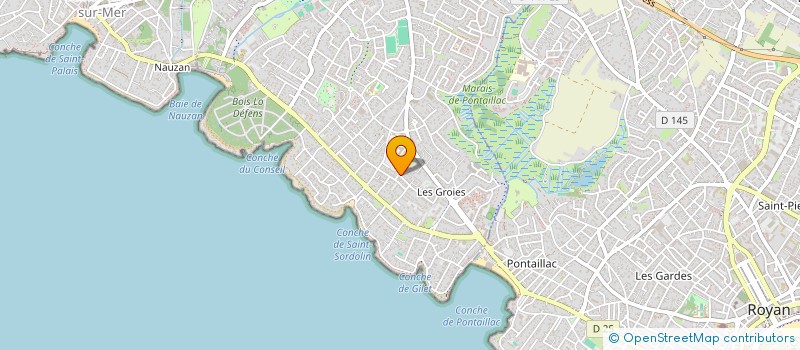 localisation de l'entreprise SCI DAMACECAM  VAUX-SUR-MER