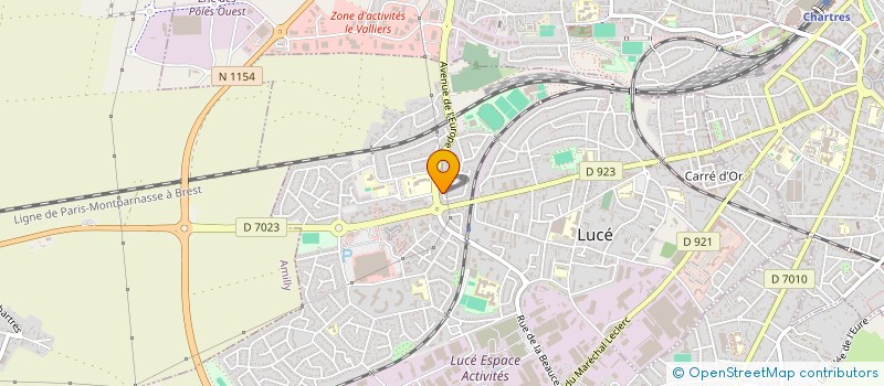 localisation de l'entreprise SCI DAMACEJU à LUCE