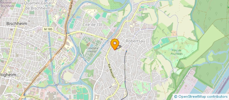 localisation de l'entreprise SCI DAMACH  STRASBOURG