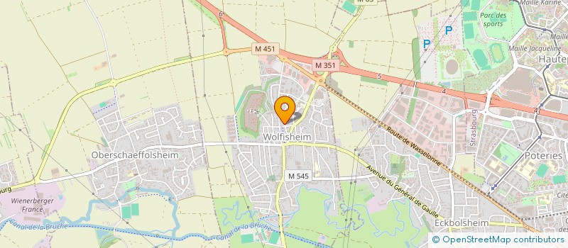 localisation de l'entreprise SCI DAMAEL  WOLFISHEIM