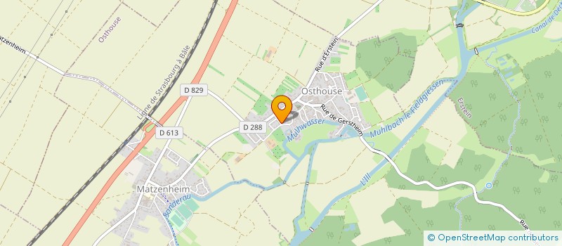 localisation de l'entreprise SCI DAMAFLAM  OSTHOUSE