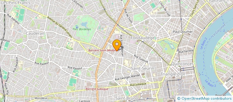 localisation de l'entreprise SCI DAMAHE  BORDEAUX