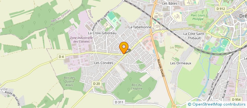 localisation de l'entreprise SCI DAMAMME à VERNOUILLET