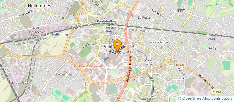 localisation de l'entreprise SCI DAMAN à VILLENEUVE-D'ASCQ