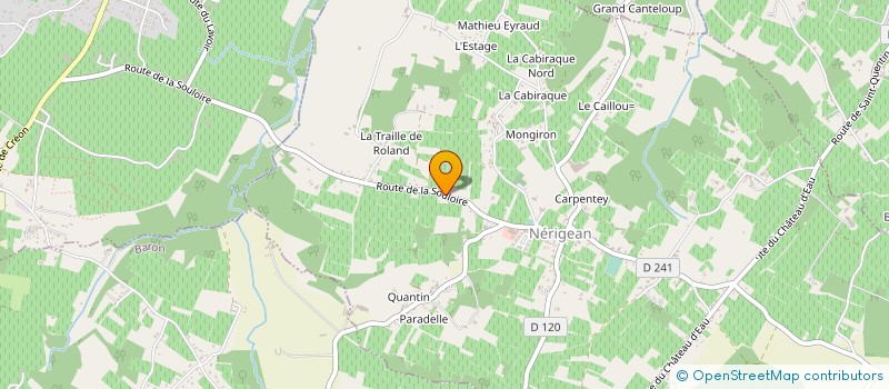 localisation de l'entreprise SCI DAMANIEU  NERIGEAN