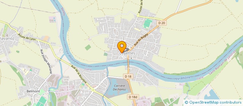 localisation de l'entreprise SCI DAMANT  LOYETTES