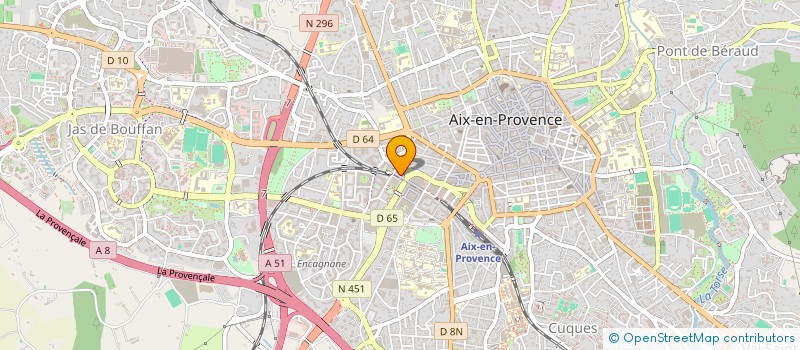 localisation de l'entreprise SCI DAMAR à AIX-EN-PROVENCE