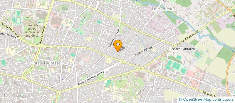 localisation de l'entreprise SCI DAMARA à PAU