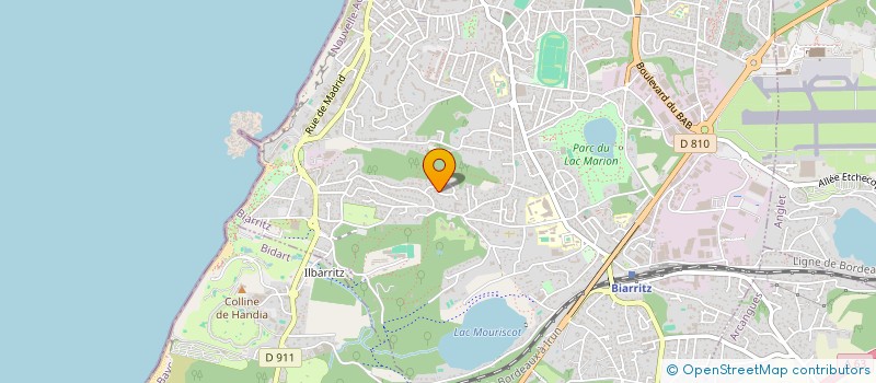 localisation de l'entreprise SCI DAMAS à BIARRITZ