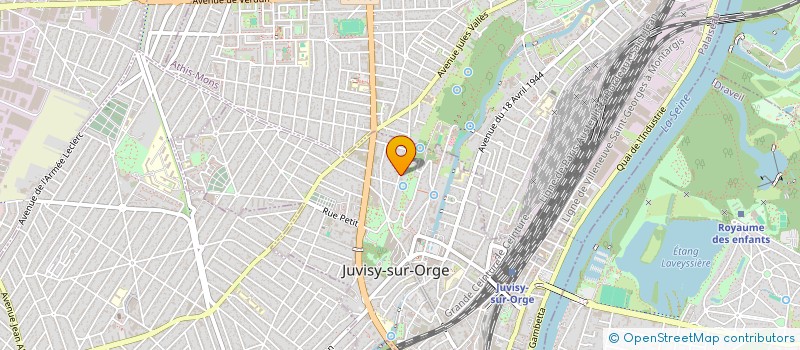 localisation de l'entreprise SCI DAMAS  JUVISY-SUR-ORGE