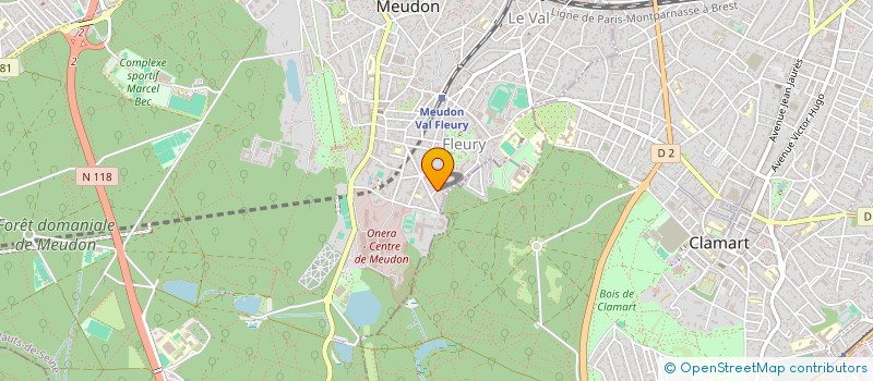 localisation de l'entreprise SCI DAMATAM à MEUDON