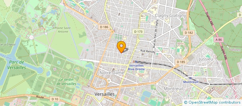 localisation de l'entreprise SCI DAMAY FRANKLIN à VERSAILLES