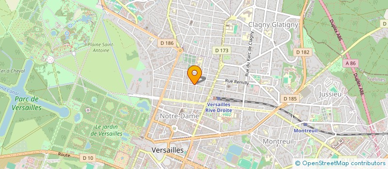 localisation de l'entreprise SCI DAMAY MARLY à VERSAILLES