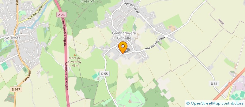 localisation de l'entreprise SCI DAMBRAIN  GIVENCHY-EN-GOHELLE