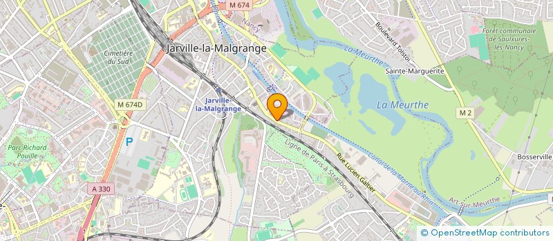 localisation de l'entreprise SCI DAMBRI  JARVILLE-LA-MALGRANGE