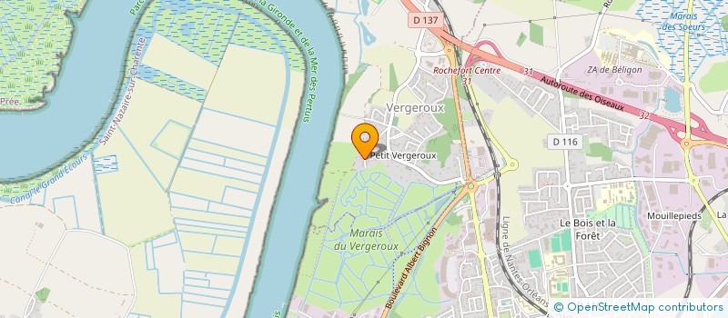 localisation de l'entreprise SCI DAMCO  VERGEROUX