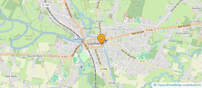 localisation de l'entreprise SCI DAMDOM à LOUHANS