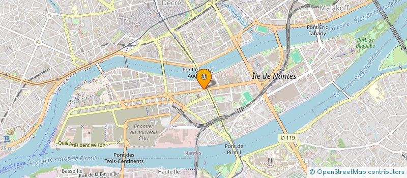 localisation de l'entreprise SCI DAME à NANTES