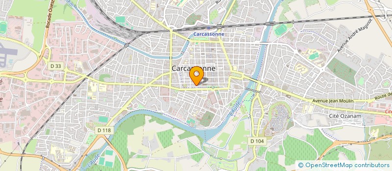localisation de l'entreprise SCI DAME CARCAS à CARCASSONNE