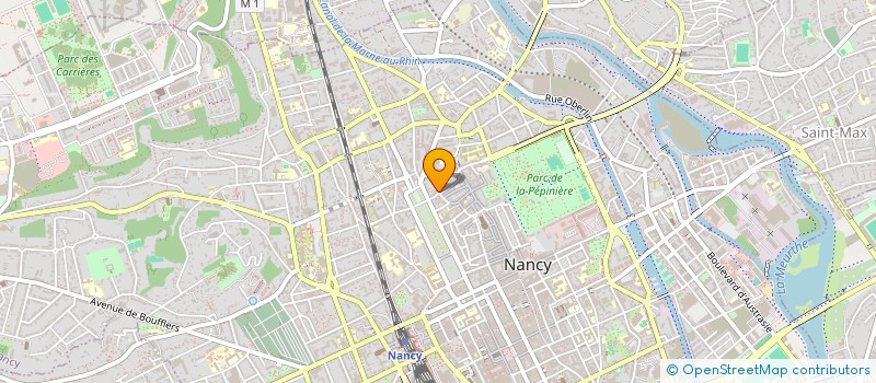 localisation de l'entreprise SCI DAME DU PLESSIS  NANCY