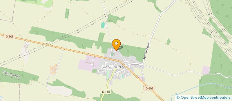 localisation de l'entreprise SCI DAMELO  SIVRY-COURTRY