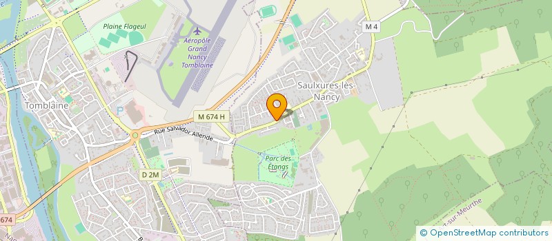 localisation de l'entreprise SCI DAMEN  SAULXURES-LES-NANCY