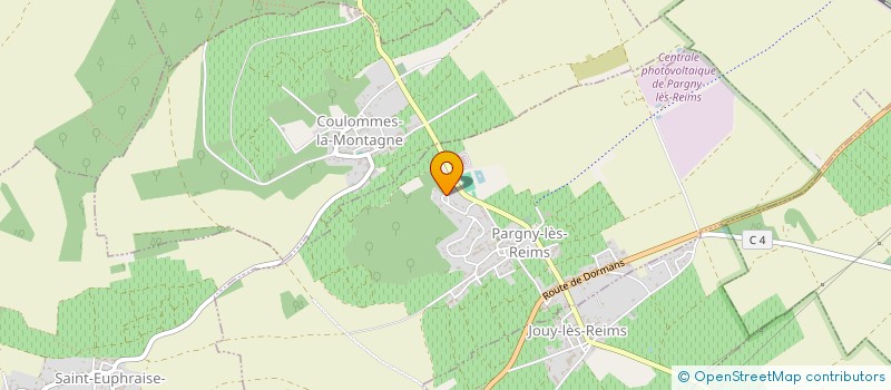 localisation de l'entreprise SCI DAMEO  PARGNY-LES-REIMS