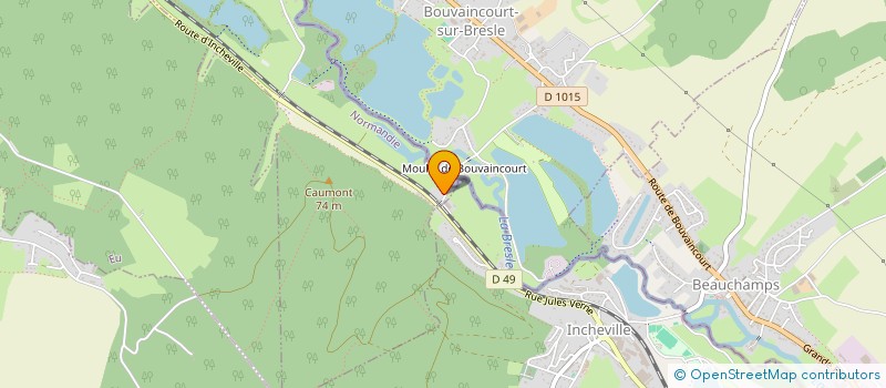 localisation de l'entreprise SCI DAMERVAL  PONTS-ET-MARAIS