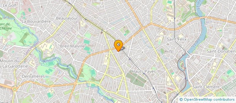 localisation de l'entreprise SCI DAMERVAL MILLIAND  NANTES