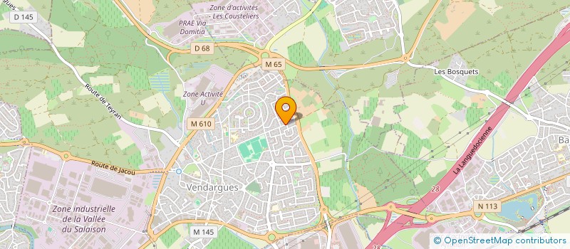 localisation de l'entreprise SCI DAMI à VENDARGUES