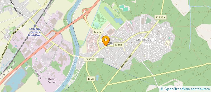 localisation de l'entreprise SCI DAMI  LACROIX-SAINT-OUEN