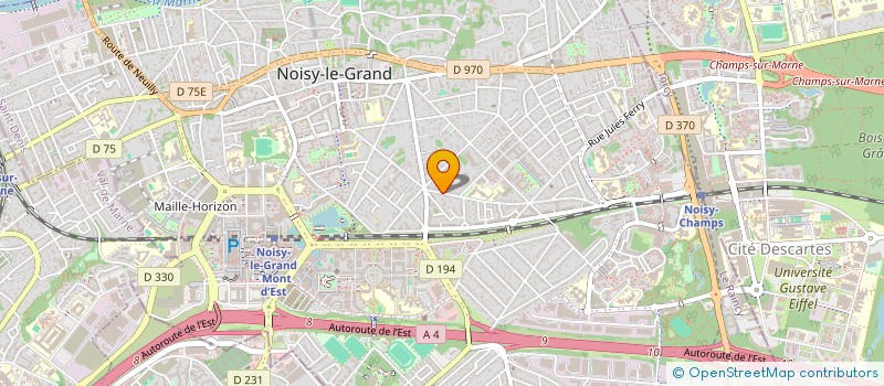 localisation de l'entreprise SCI DAMIAL à NOISY-LE-GRAND