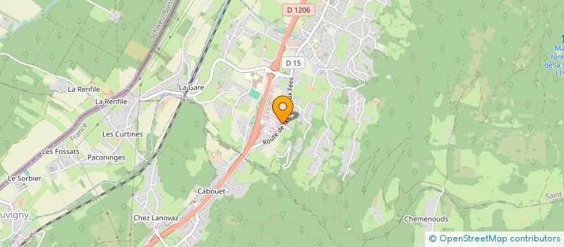 localisation de l'entreprise SCI DAMIAND  SAINT-CERGUES