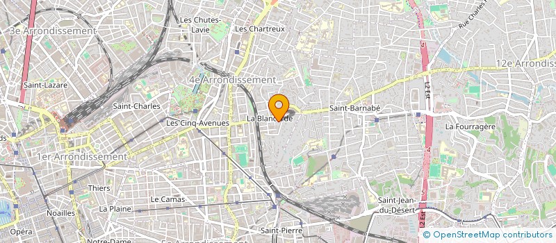 localisation de l'entreprise SCI DAMIANI-GONTERO-SAFFAR à MARSEILLE